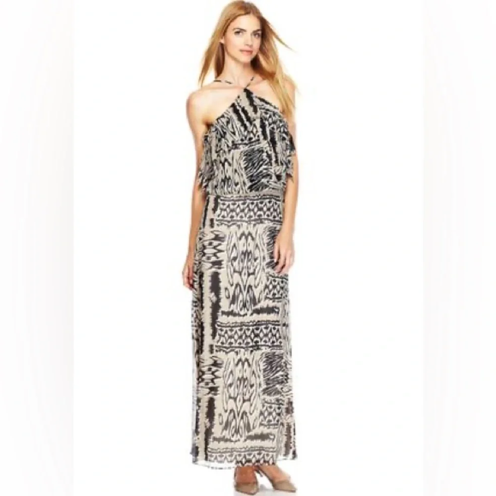 BCBG 100% Silk Maxi Dress - Picture 2 of 4